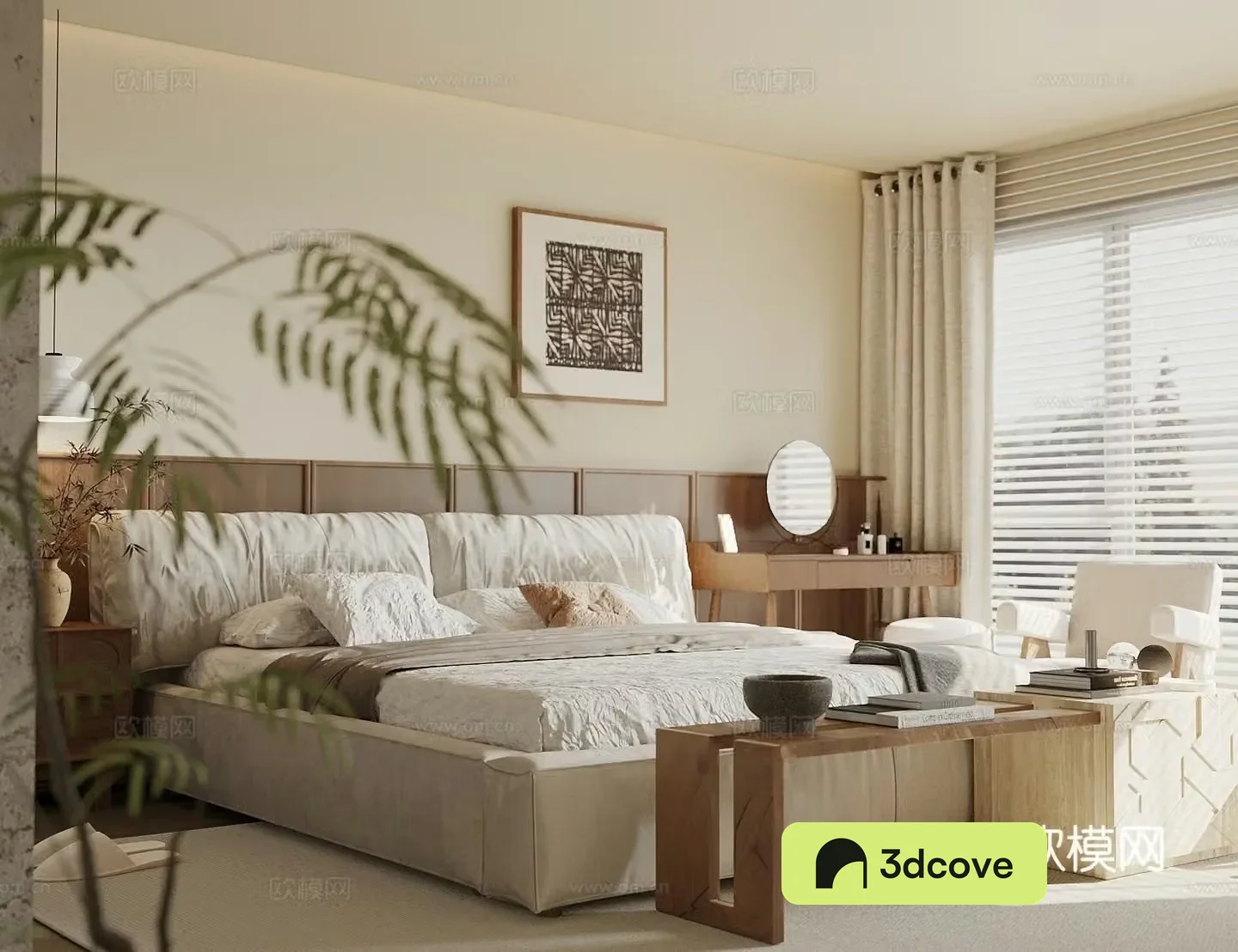 Wasabi bedroom master bedroom 3D model