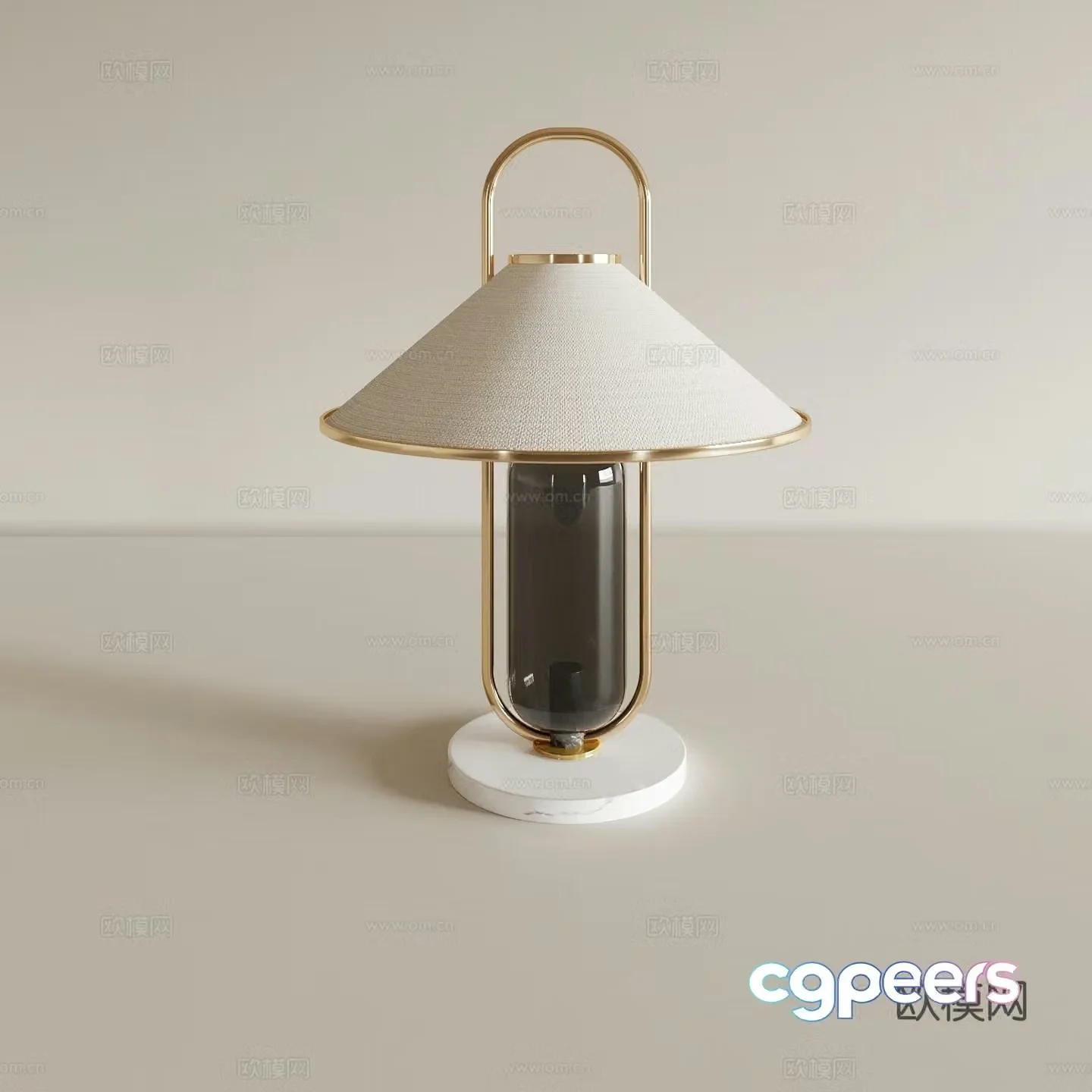 Modern desk lamp bedside lamp 3d model