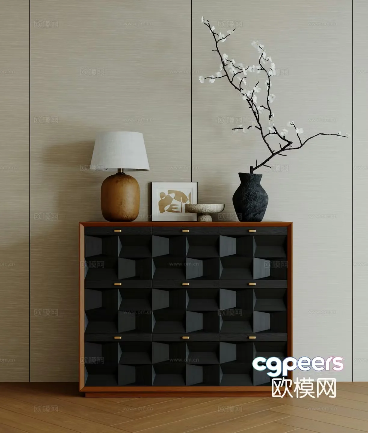 Wasabi Entrance Cabinet 3D Model