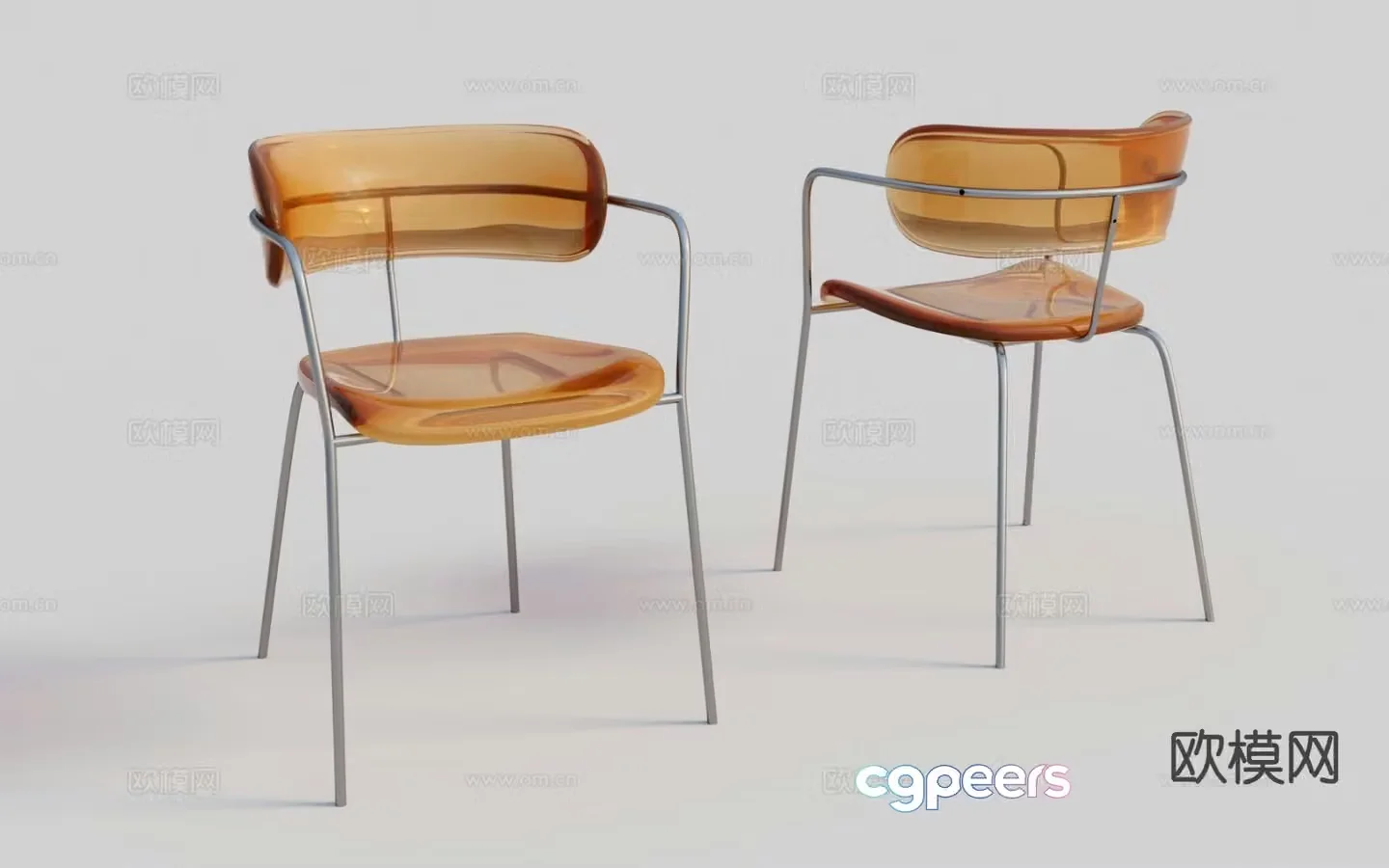 Chair Single Chair Dining Chair Leisure Chair 3d model