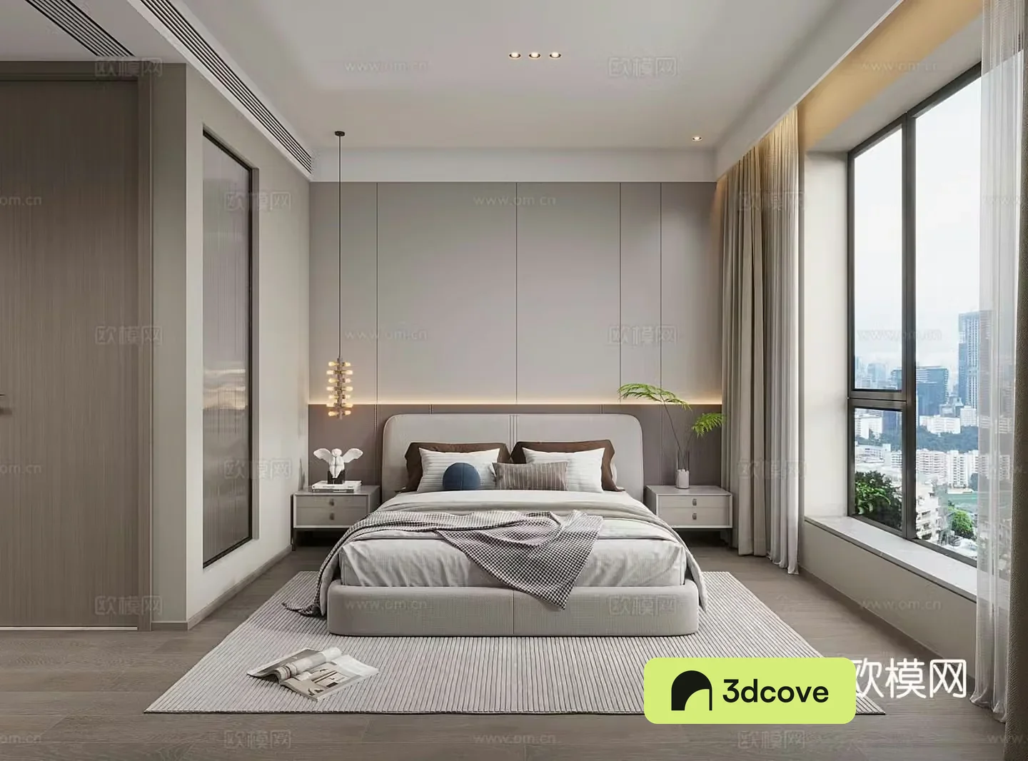 Modern bedroom second bedroom