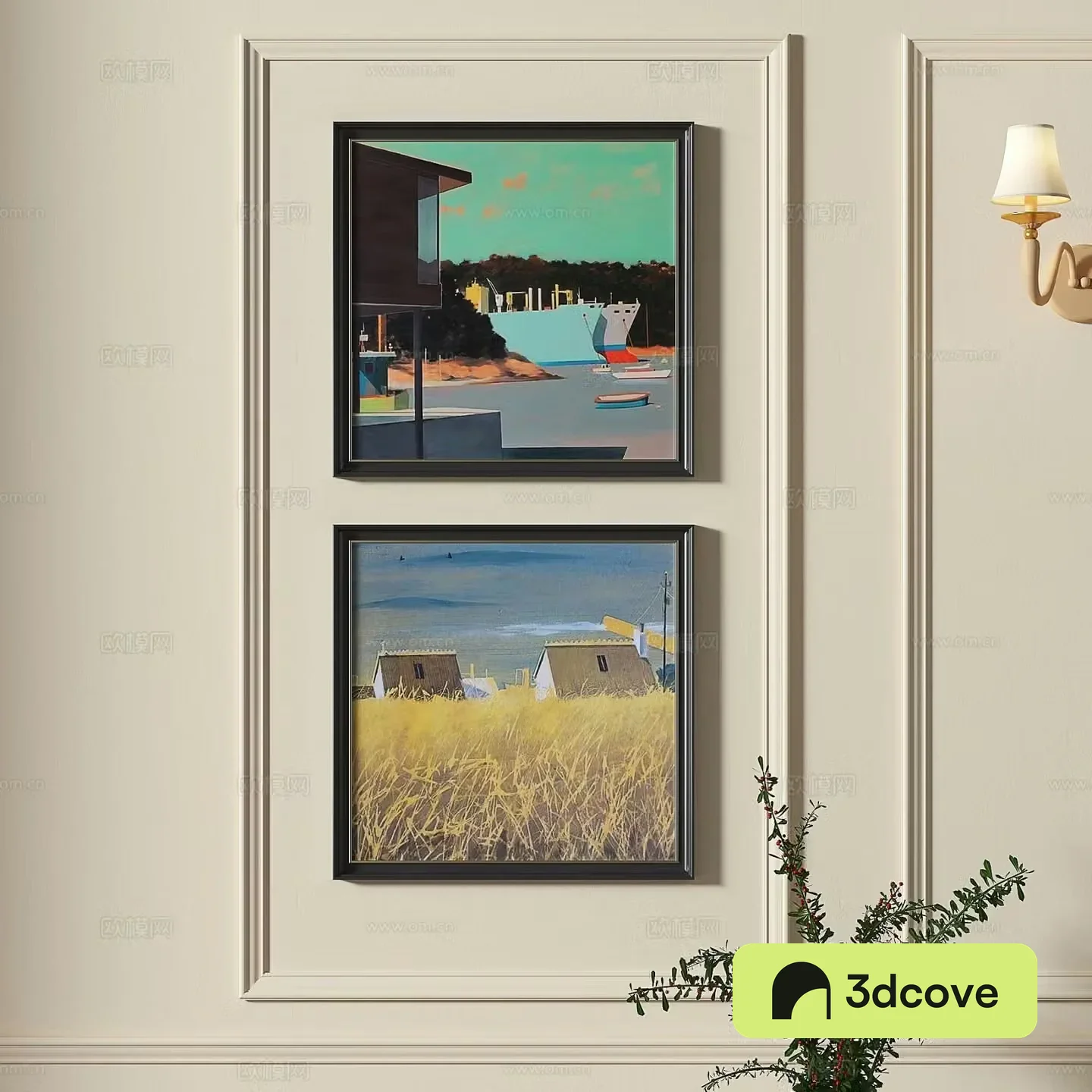 French oil painting landscape painting decorative painting