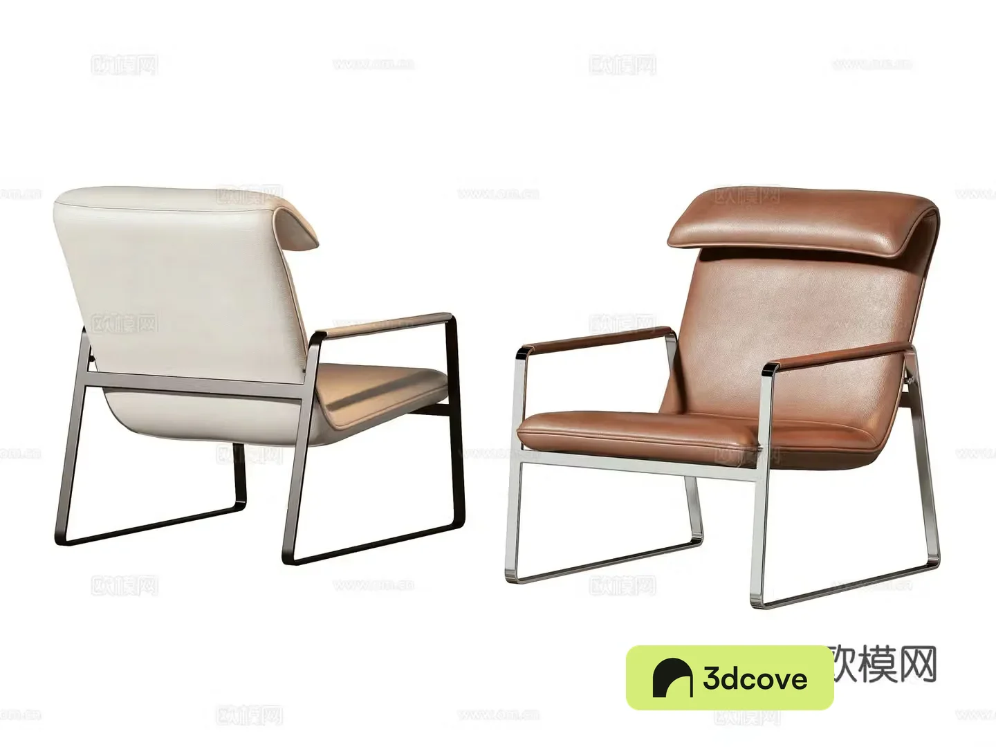 Modern leisure chair 3d model