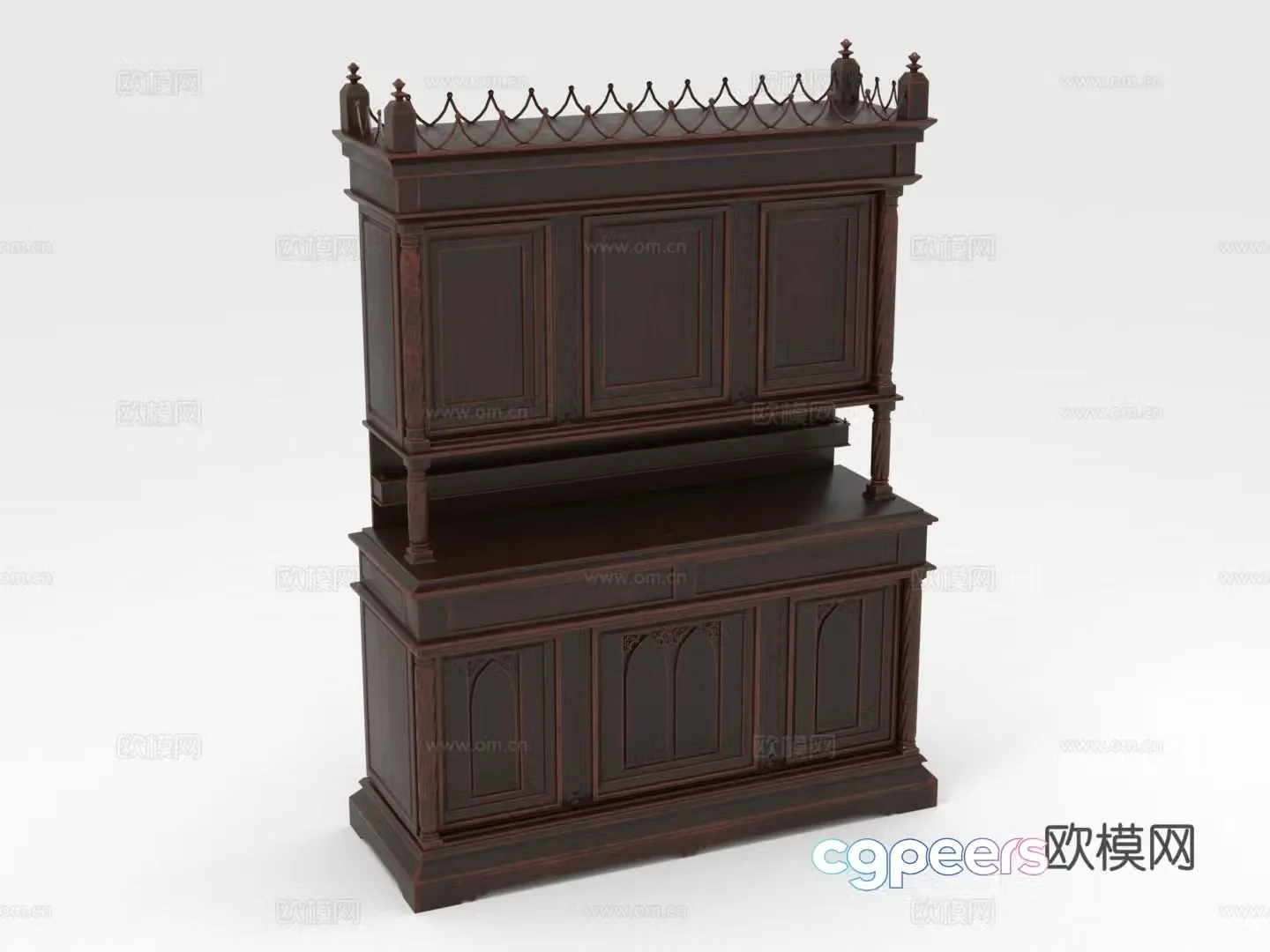 Wooden cabinet Storage cabinet Side cabinet Combination cabinet Cabinet 3D model