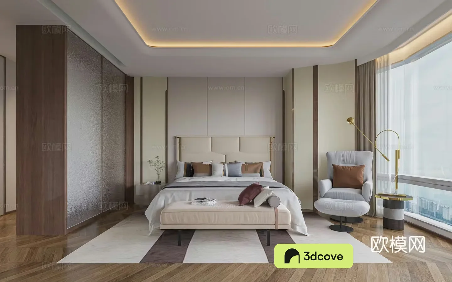 Modern bedroom