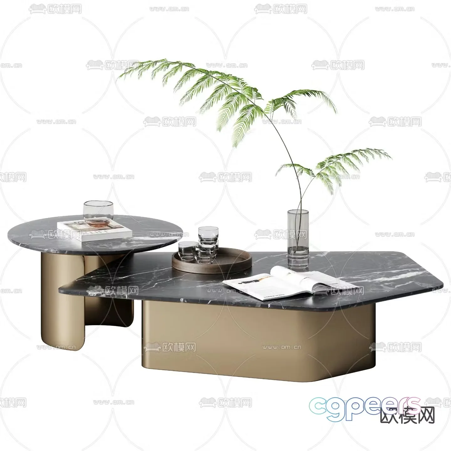 3D model of mother-in-law coffee table