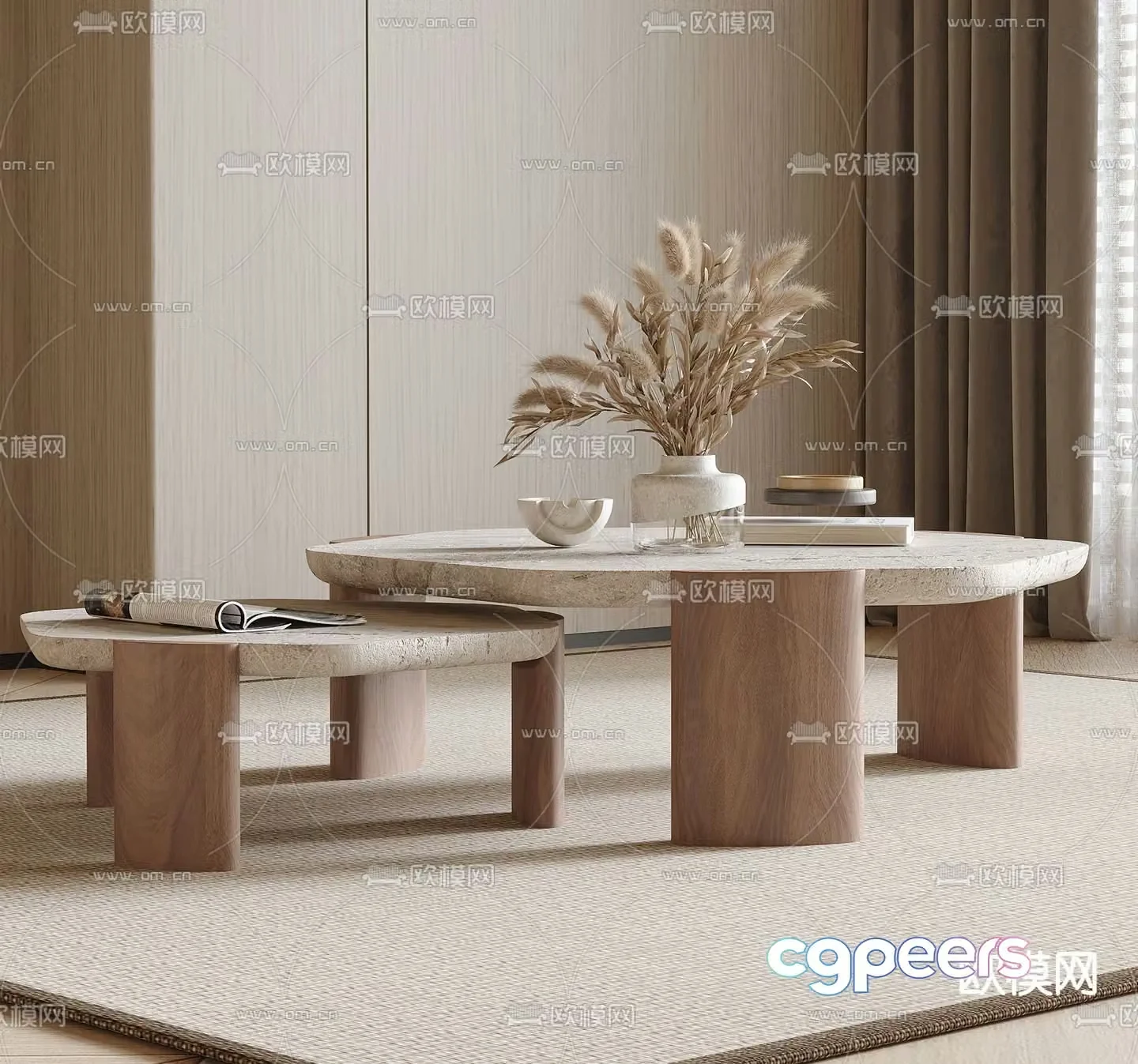 3D model of mother-in-law coffee table