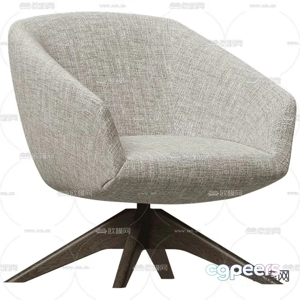 Pacini & Cappellini chair lounge chair 3d model