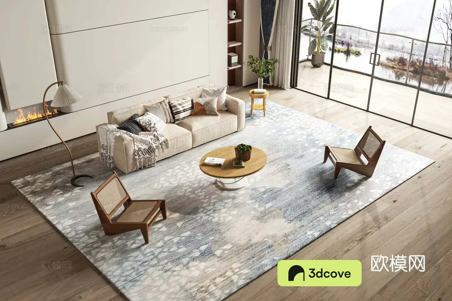 Modern style decorative painting