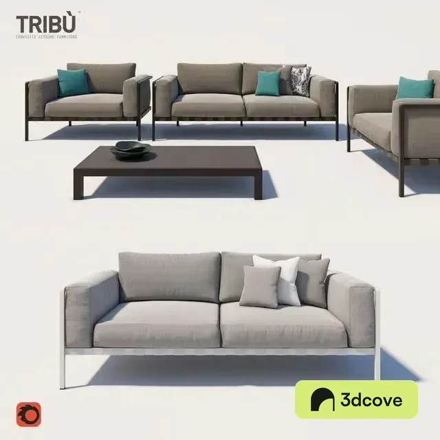 Tribu – Natal Alu Sofa & Armchair