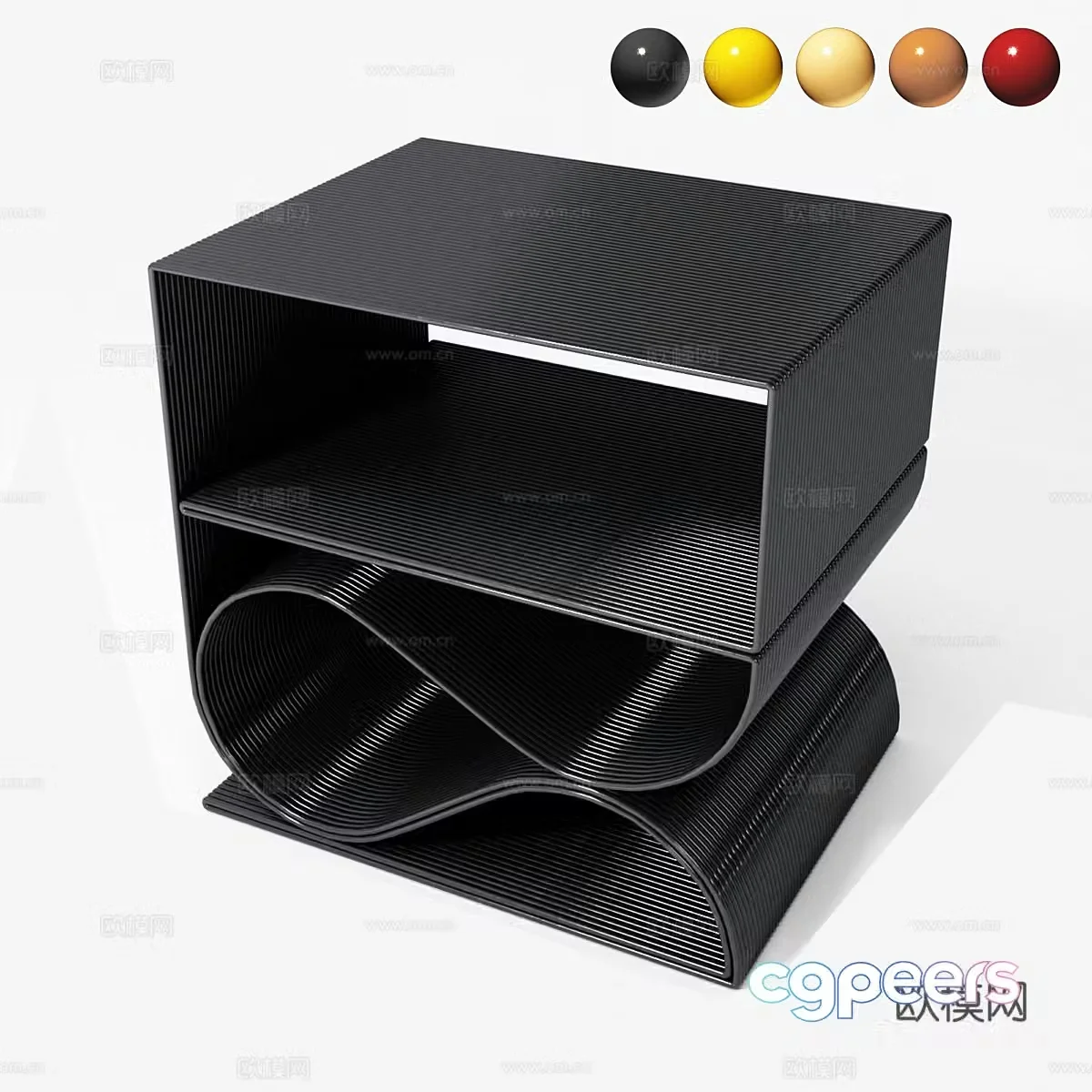 Modern simple coffee table coffee table simple coffee table living room coffee table black coffee table 3D model