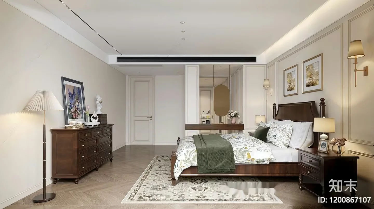 Cozy Bedroom 3D Model – 246 – CORONA Render