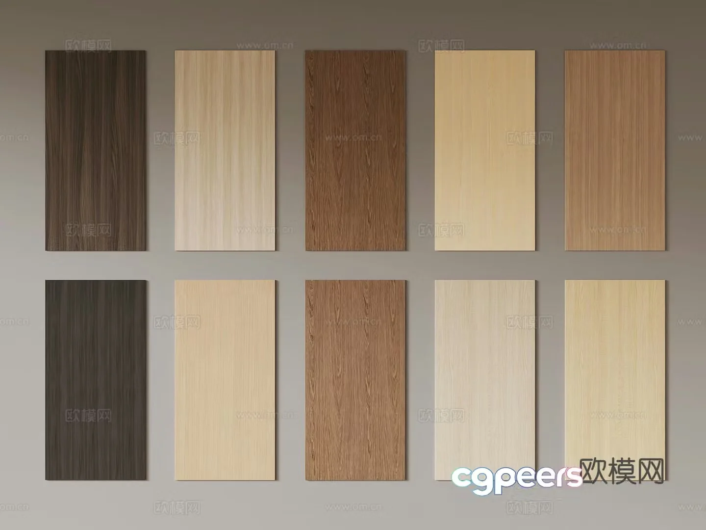 Modern wood flooring bedroom flooring 3d model