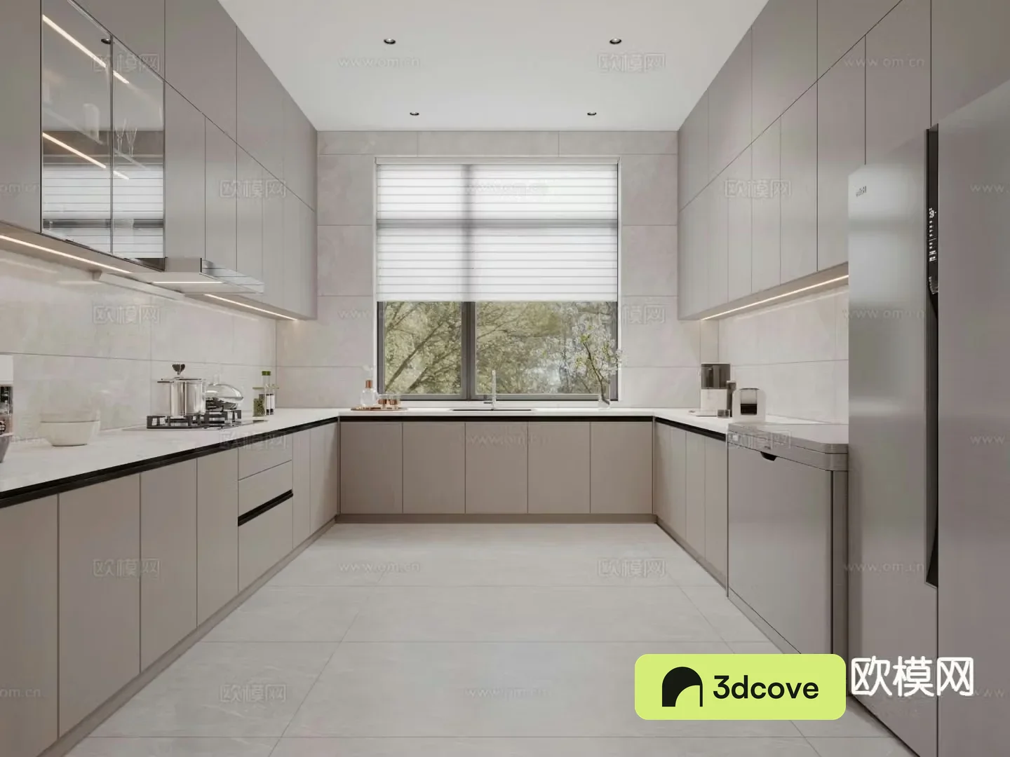 modern kitchen cabinet