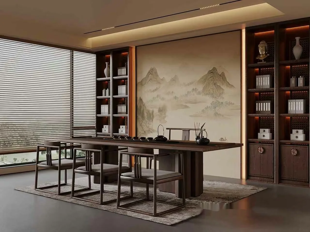 A Modern Dining Room 3D Model – 4246 – VRAY Render