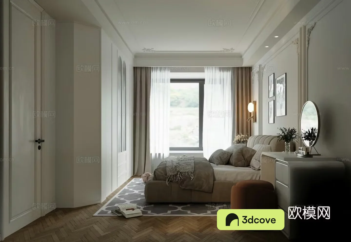 Modern bedroom