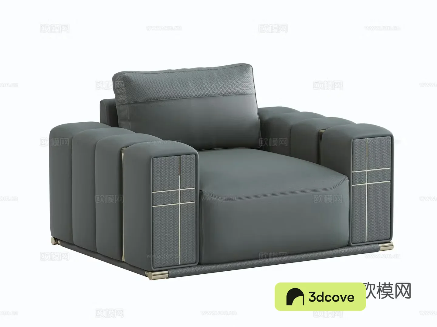 Light luxury single sofa