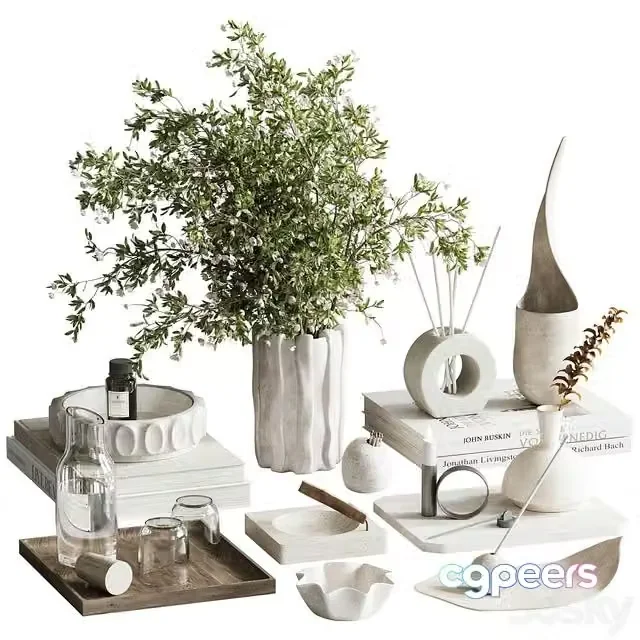 3ds Max Free – Decorative set H114