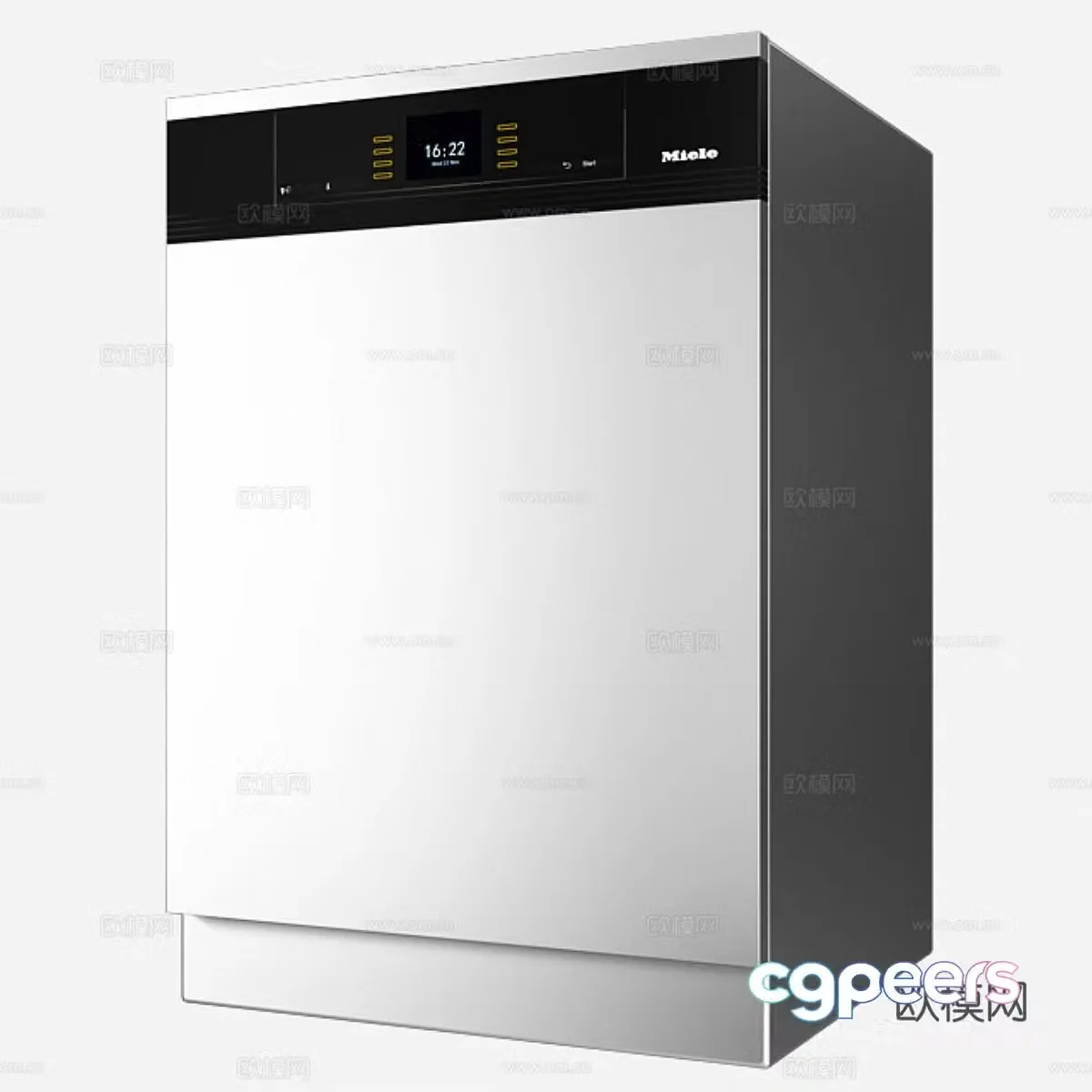 Miele dishwasher drying sterilizing disinfecting embedded dishwasher 3d model