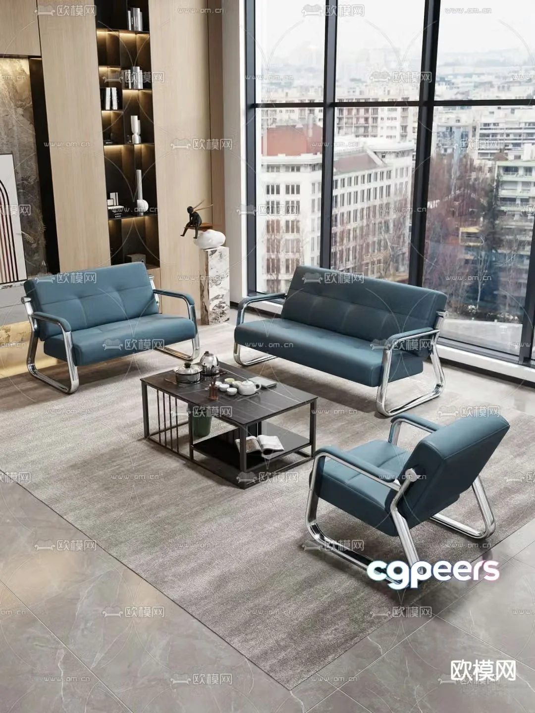 Office sofa 3d model