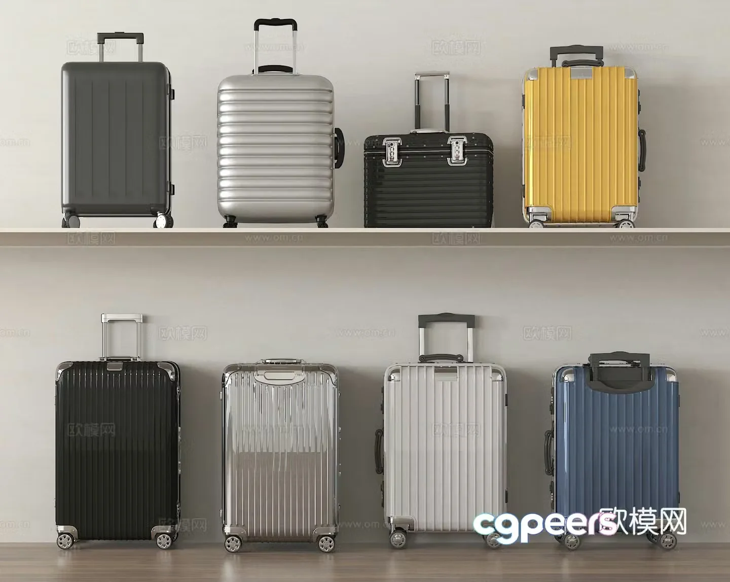 suitcase suitcase 3d model