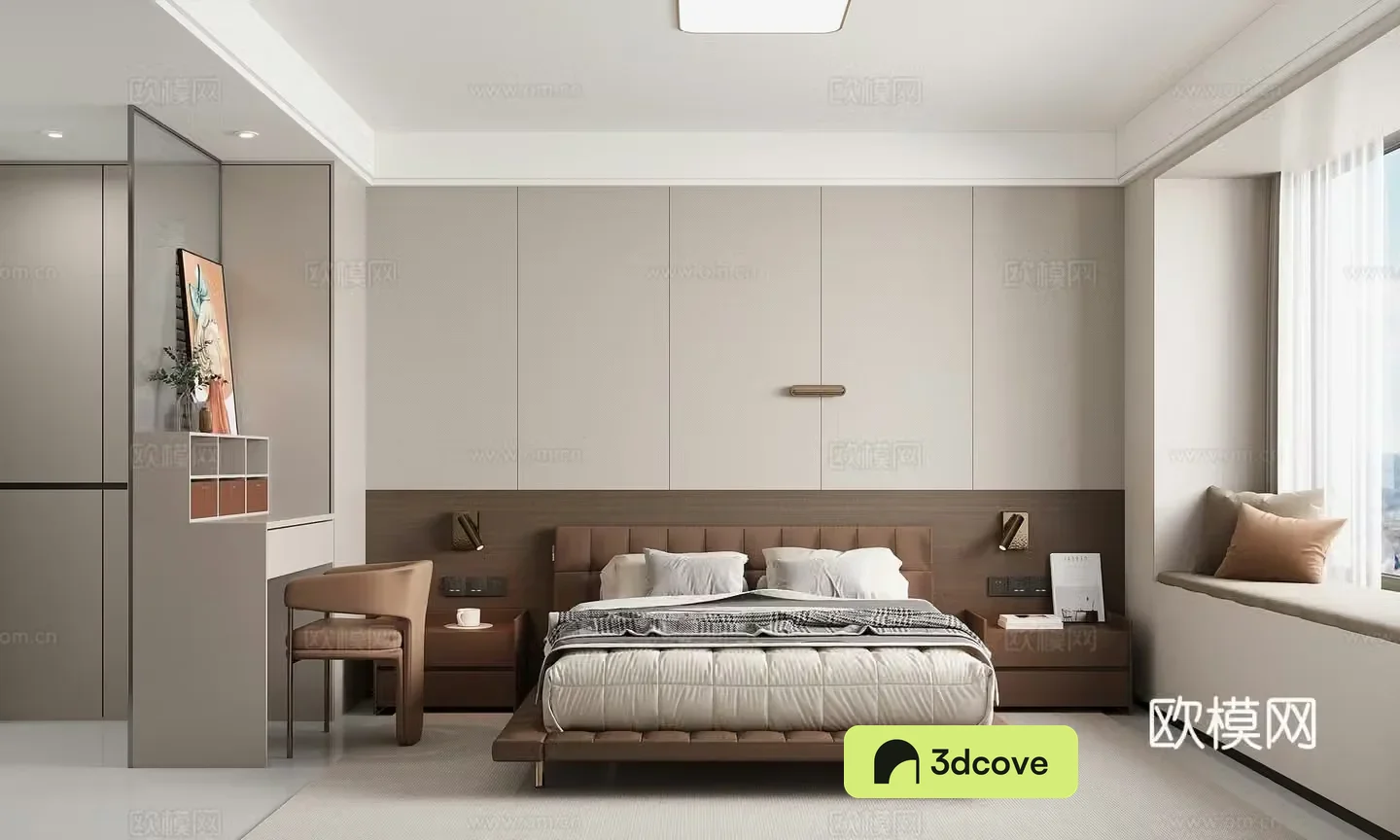 Modern bedroom