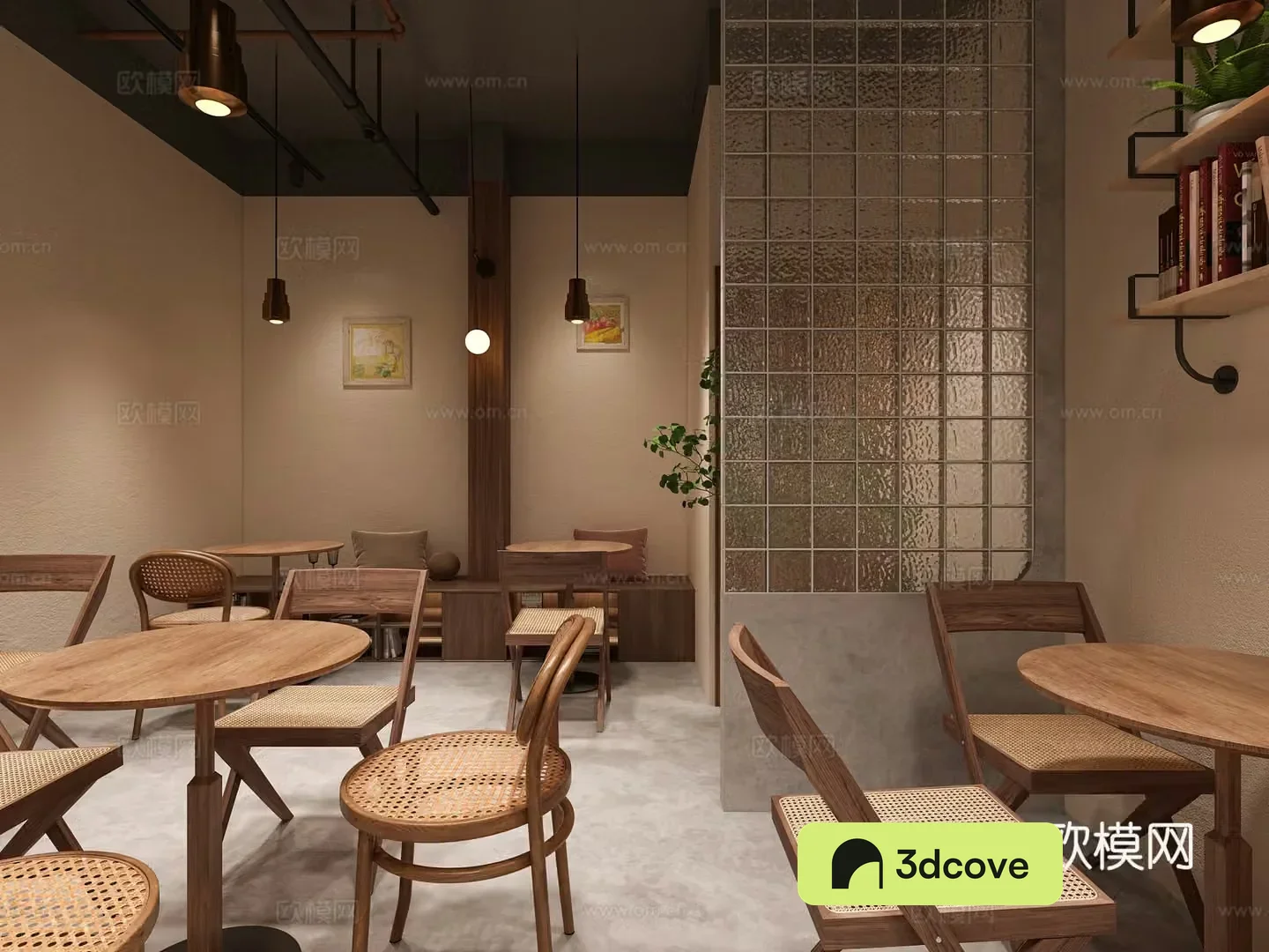 Modern American coffee shop