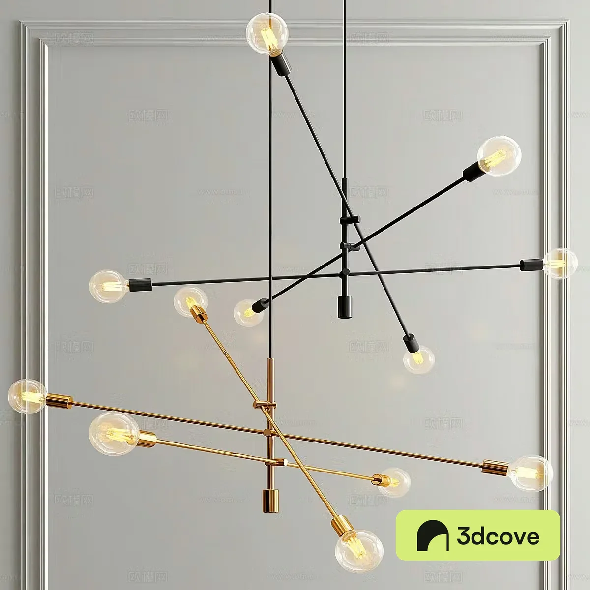 Modern Italian minimalist Grand decorative chandeliers