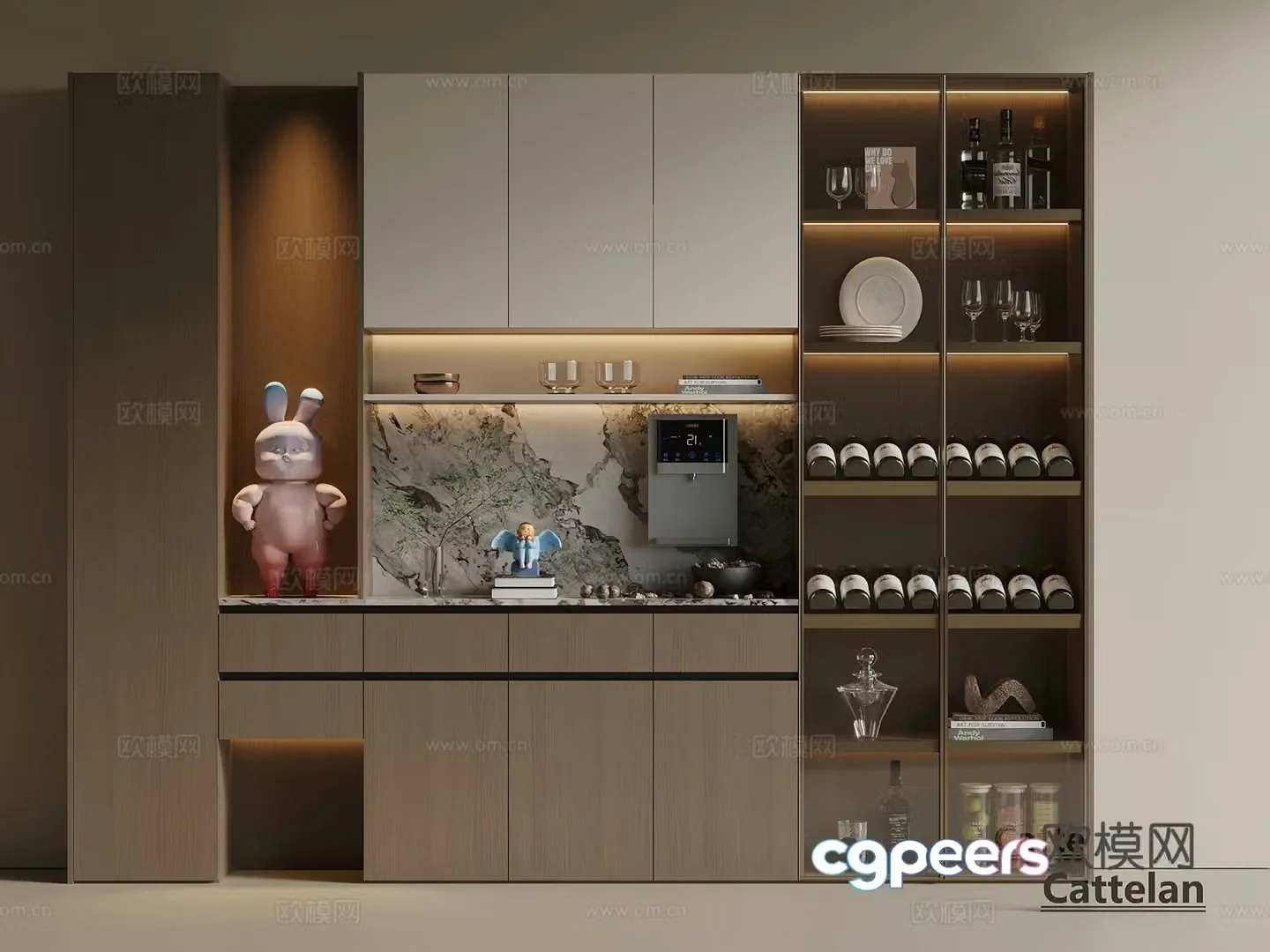 Italian style medieval wine cabinet shoe cabinet wine cabinet glass wine cabinet refrigerator wine cabinet custom wine cabinet 3D model