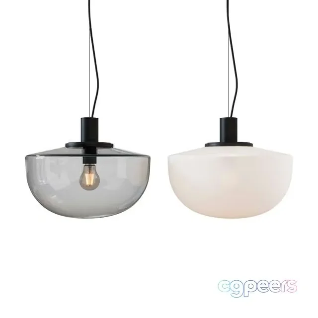 3ds Max Free – Bank Pendant by MENU (Opal, Smoke)