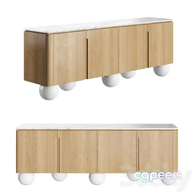 3ds Max Free – Chest of Drawers City