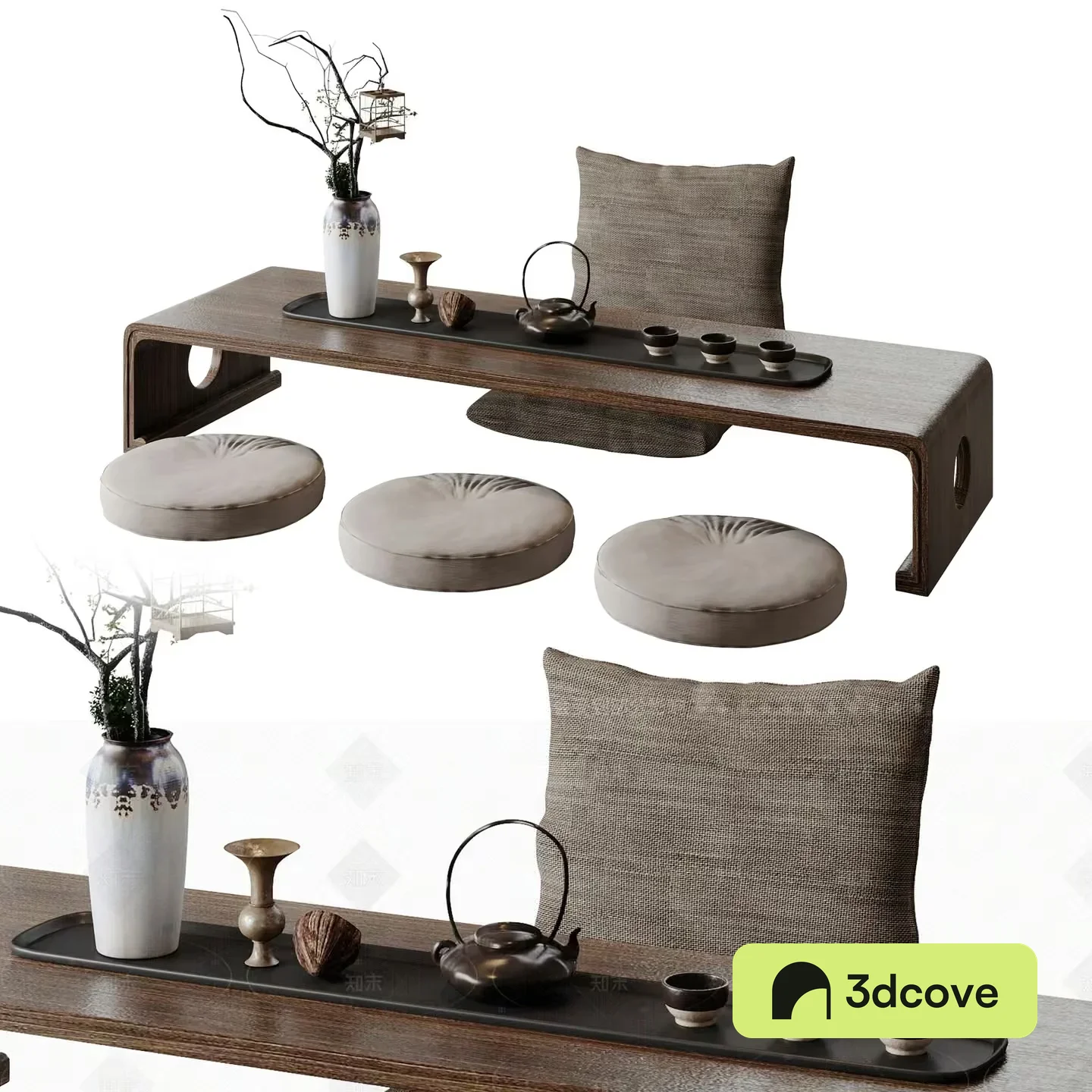 Modern Asian Tea Set