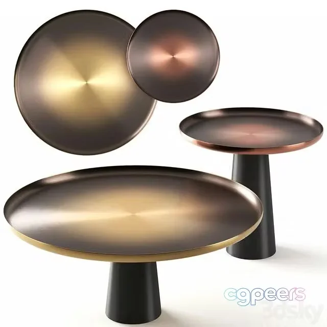 3ds Max Free – Sunrise & Sunset Coffee Table By De Castelli