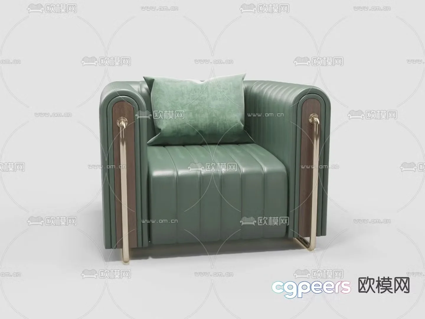Single sofa 3d model