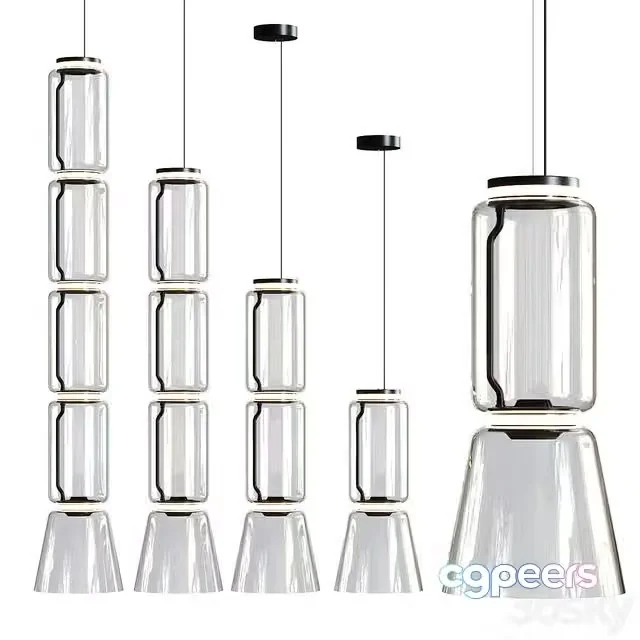 3ds Max Free – Cone Noctambule Suspension Collection