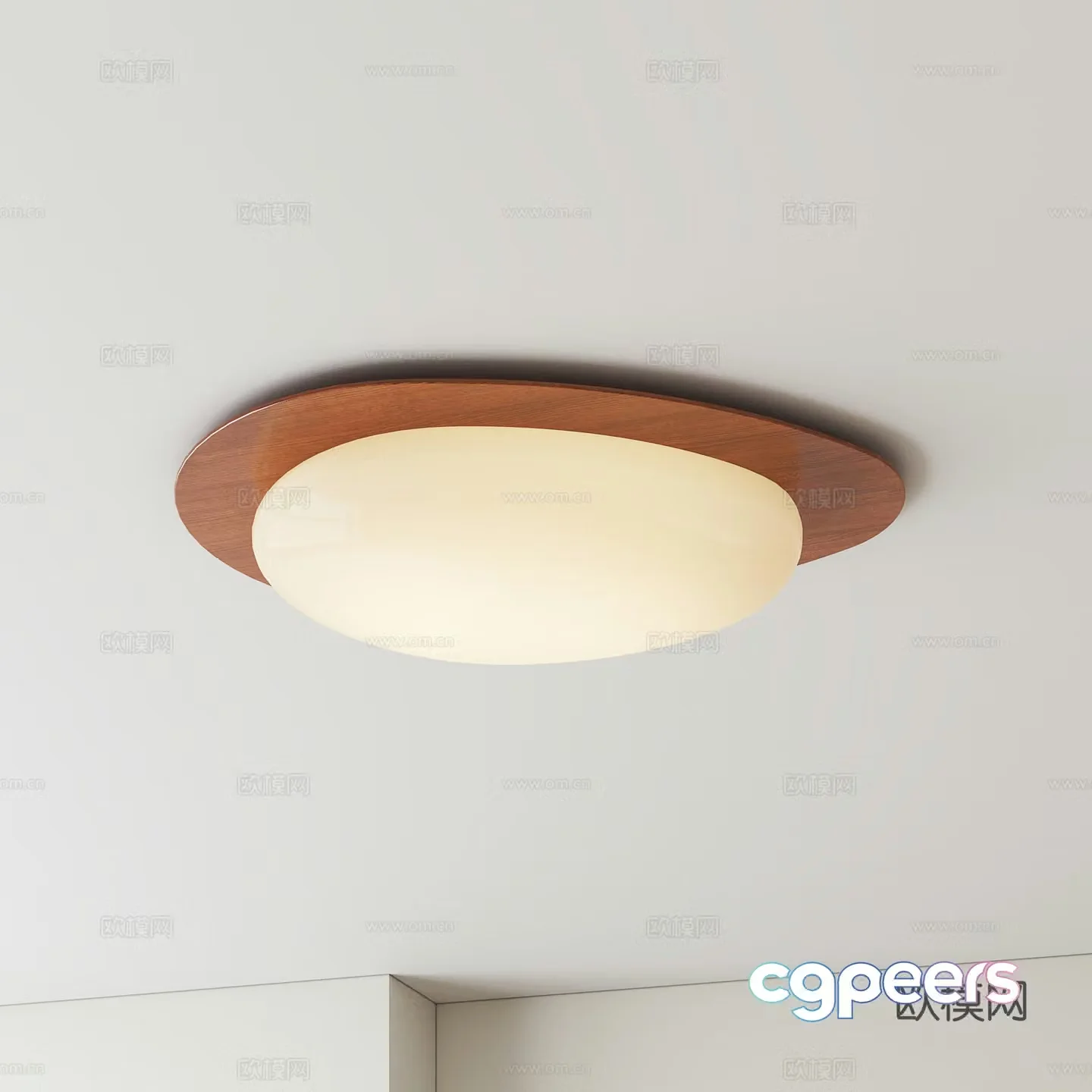 Modern medieval ceiling light 3d model