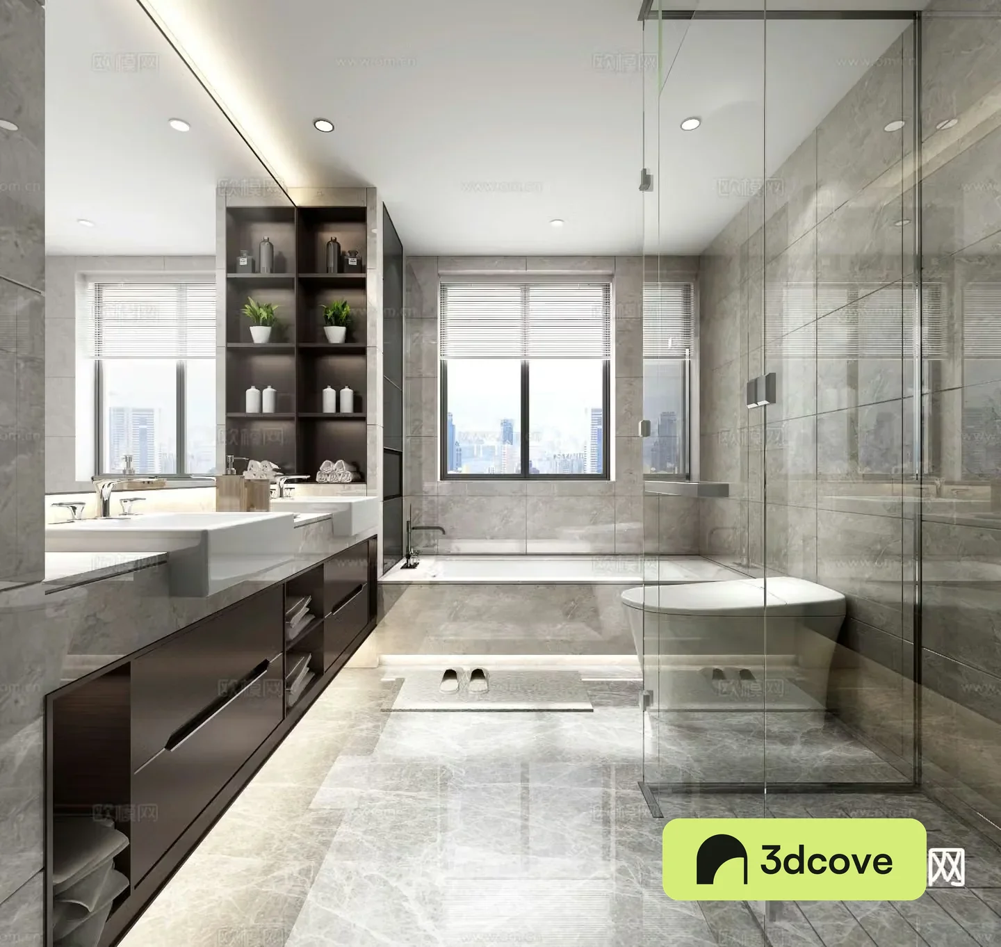 Modern bathroom