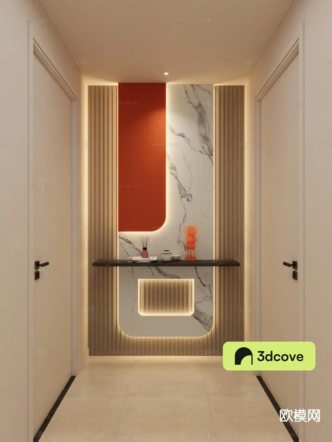 Modern entrance hall