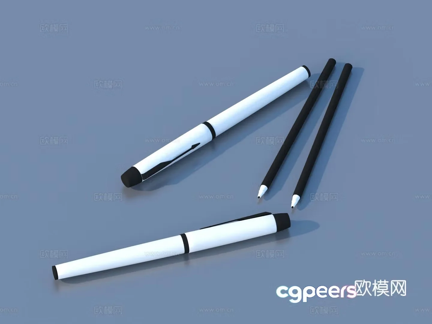 Pen Stationery School Supplies Office Supplies 3D Model