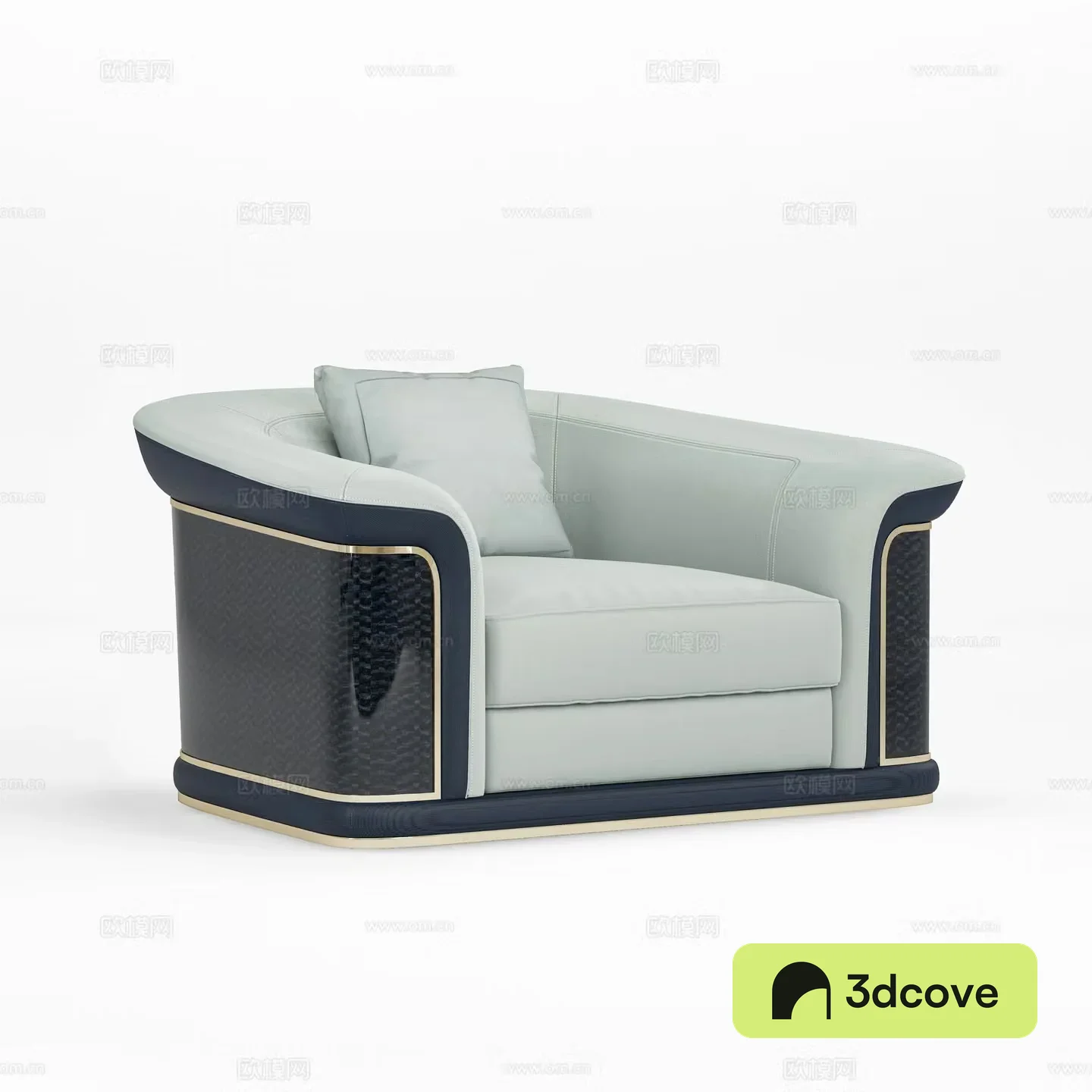 Single sofa casual sofa