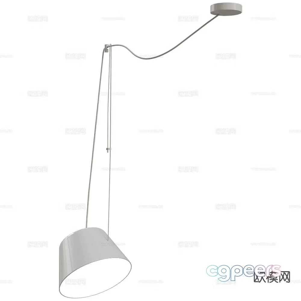 Ole dining room chandelier 3d model
