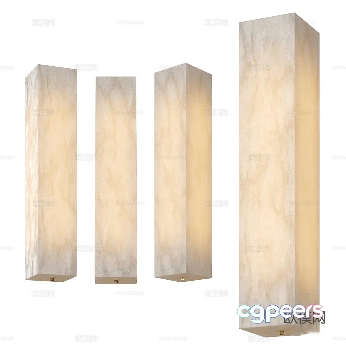 New Chinese light luxury Lampatron GREG wall light 3d model