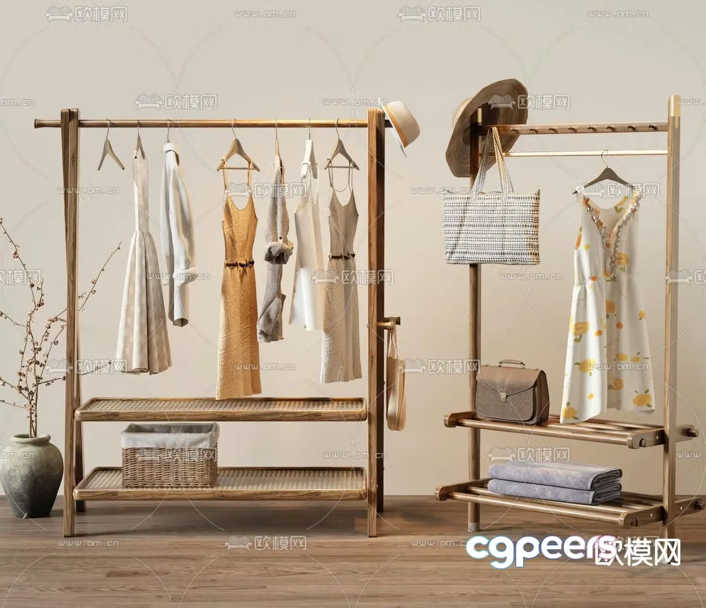 clothes hanger clothes hook 3d model