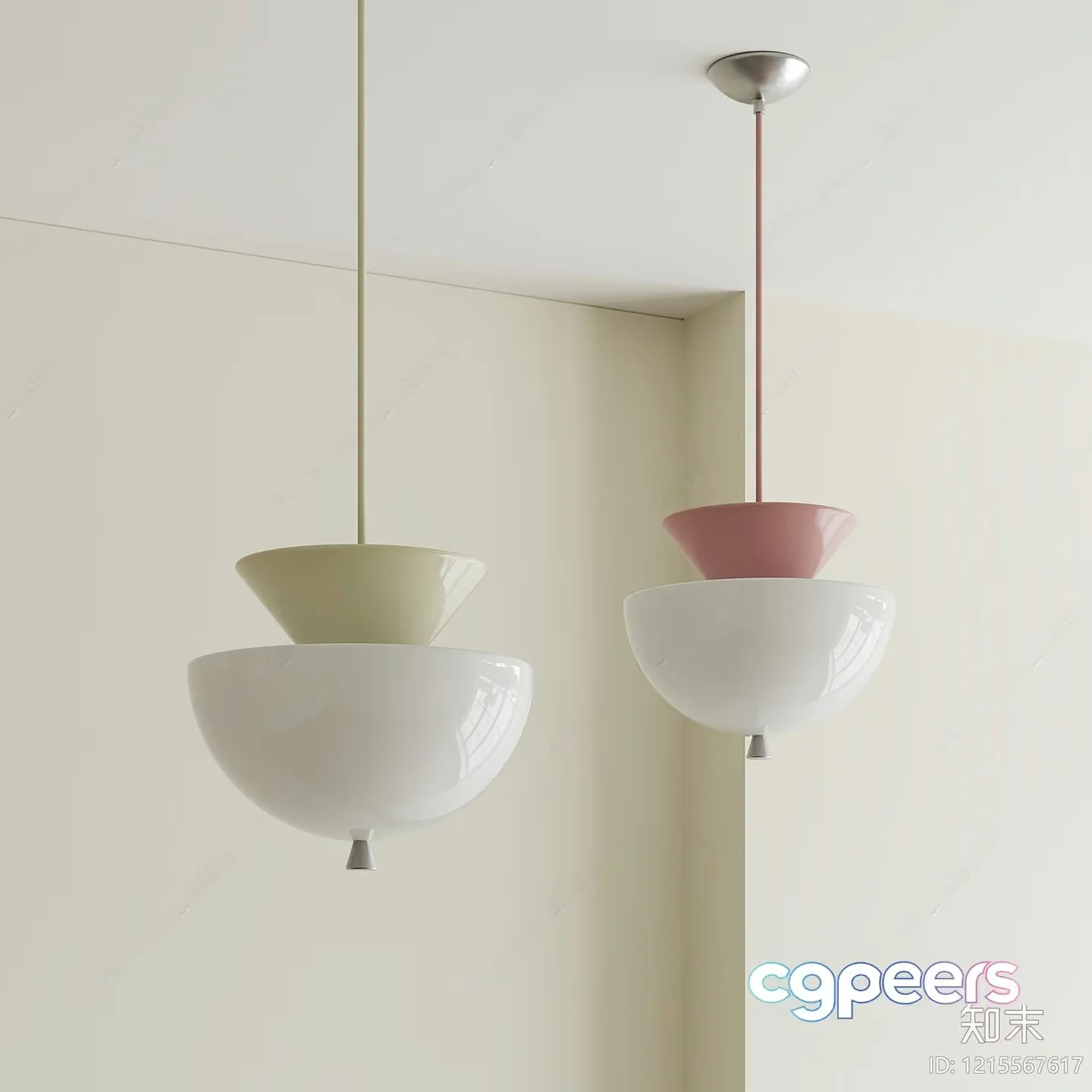 Modern Light Fixtures 3D Model – 15330 – VRAY Render