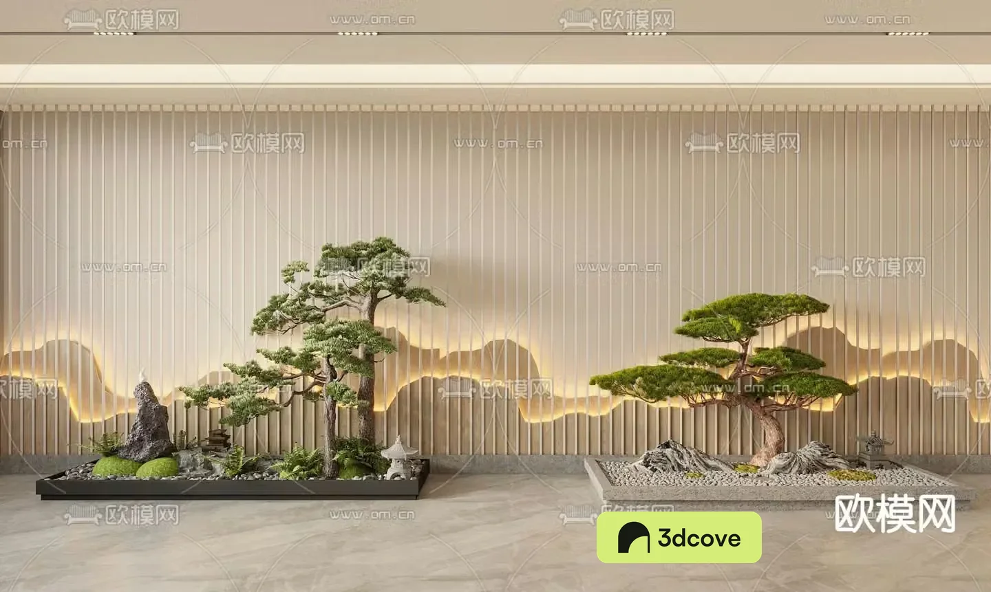 New Chinese style indoor landscaping
