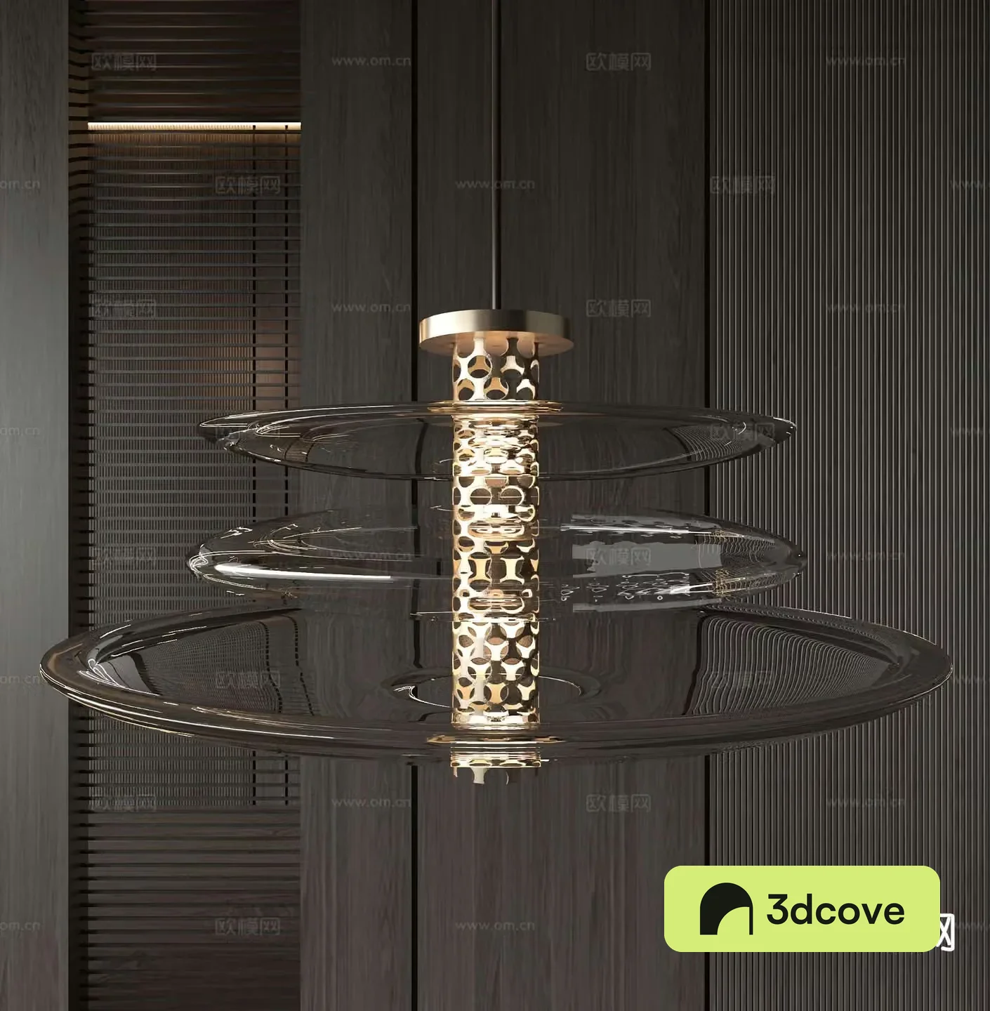 Light luxury chandelier ring chandelier