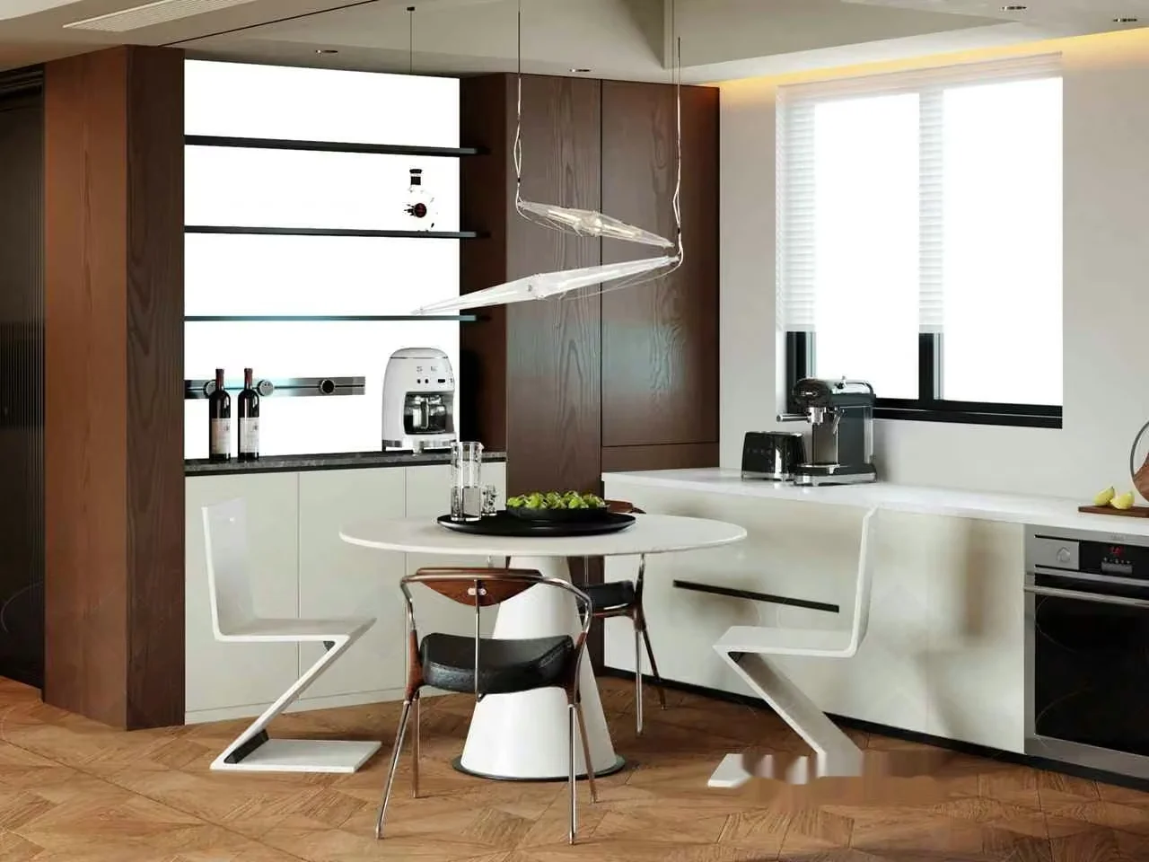 Modern Kitchen 3D Model – 19722 – CORONA Render