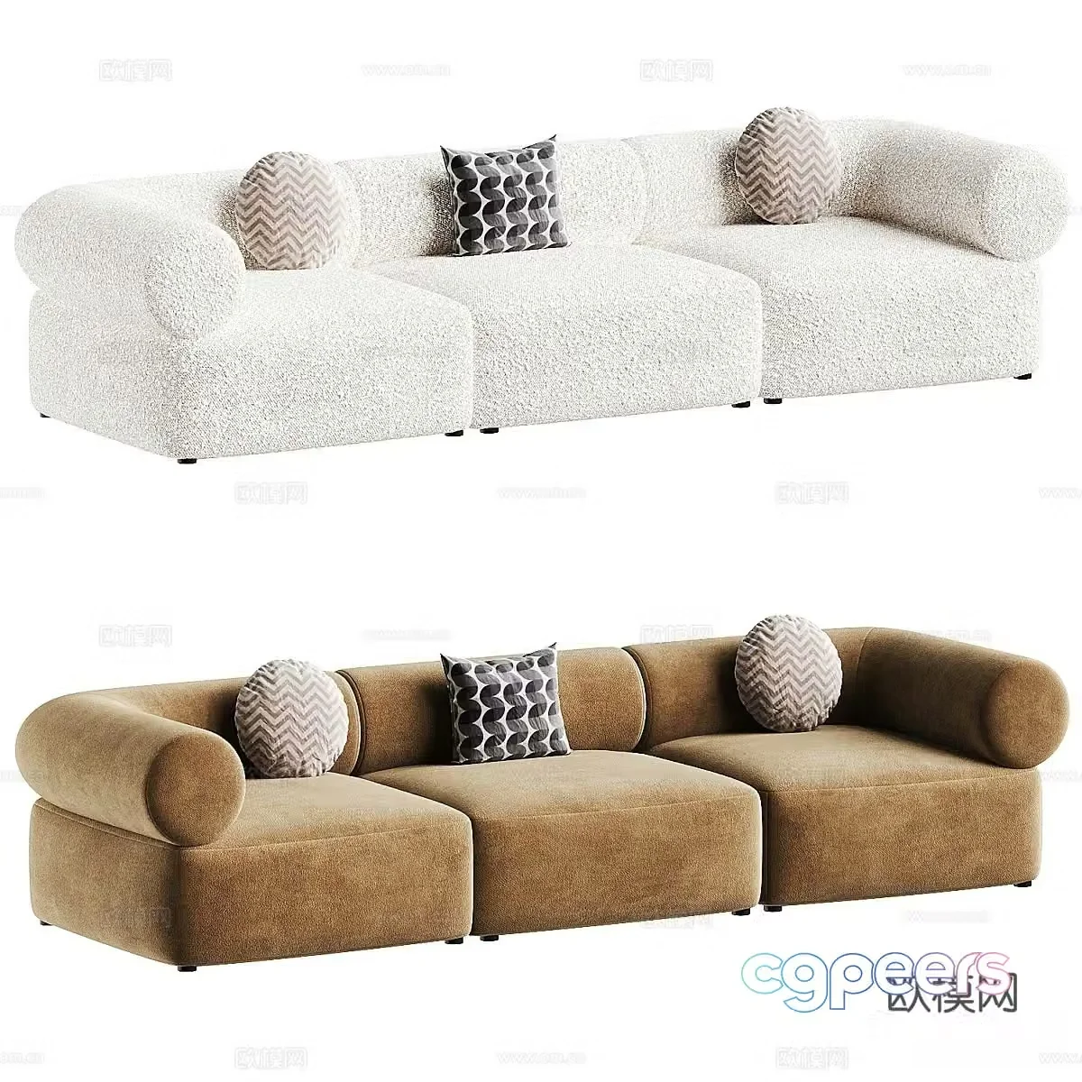 Multiplayer sofa 3d model