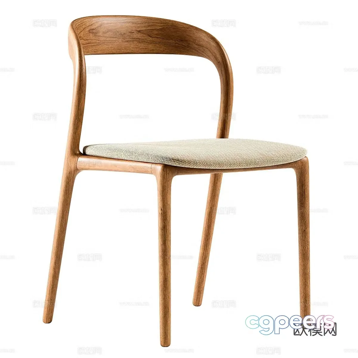 chair dining chair 3d model