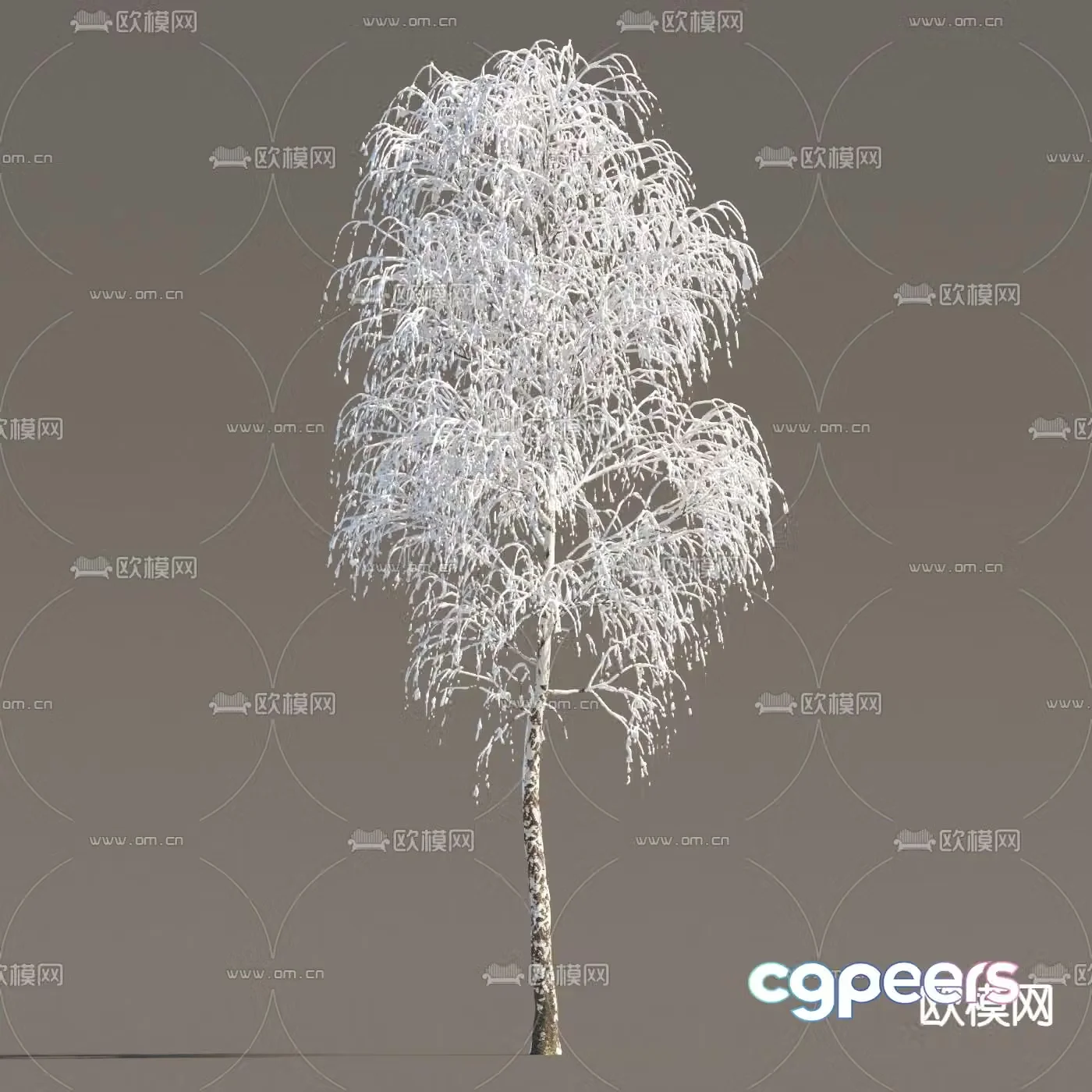 Snow Tree Ice Tree Snow Tree 3D Model